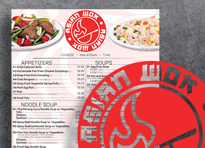 Asian Wok Branding